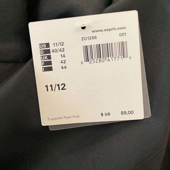 NWT ESPRIT Pleated Wrap Belted Mini Skirt 11/12 - Picture 5 of 15